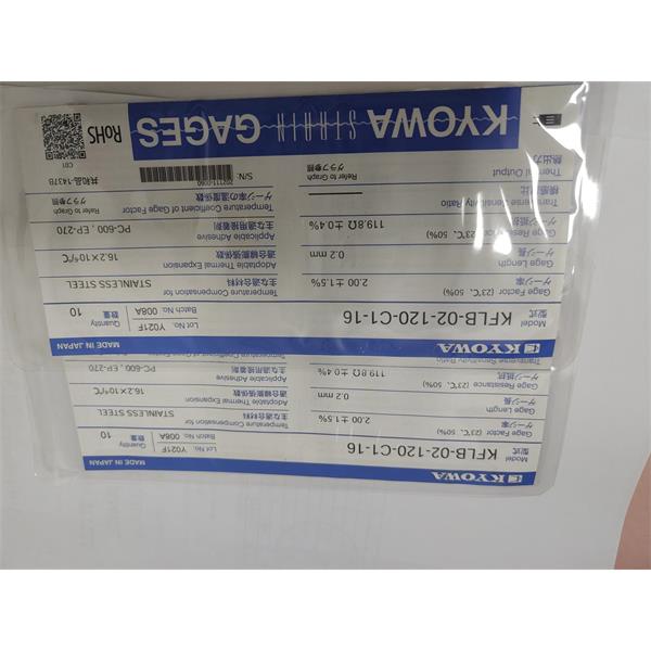 日本KYOWA共和配件耗材應(yīng)變片KFGS-1-350-C1-16 L30C2R